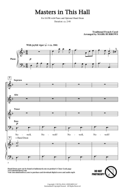 Masters in This Hall - Traditional/Burrows - SATB