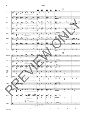 Zig Zag - O\'Loughlin - Concert Band - Gr. 1.5