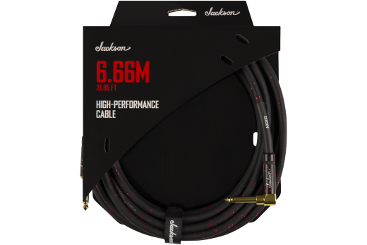 High Performance Cable, 21.85 ft (6.66 m) - Black and Red