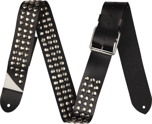 Jackson Guitars - Stud Leather Guitar Strap - Black