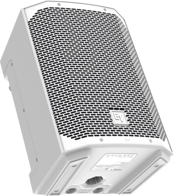 EVERSE 8 Battery Powered Speaker with Bluetooth Audio and Control - White