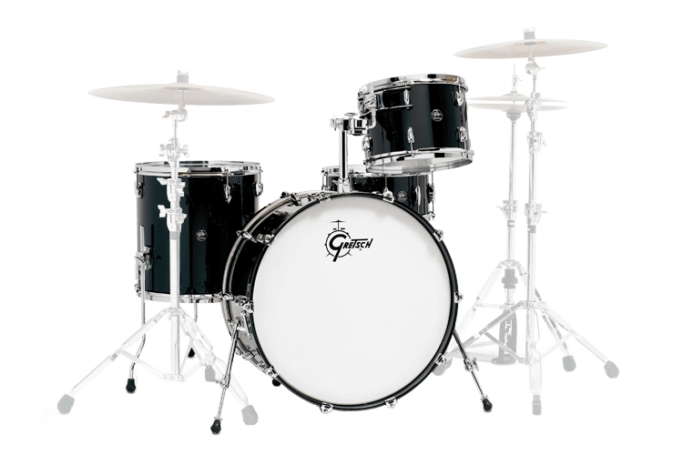 Renown 4-Piece Shell Pack (24,13,16,SD) - Piano Black