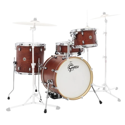 Gretsch Drums - Catalina Club 4-Piece Shell Pack (18,12,14,SD) - Satin Walnut Glaze