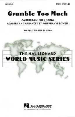 Hal Leonard - Grumble Too Much