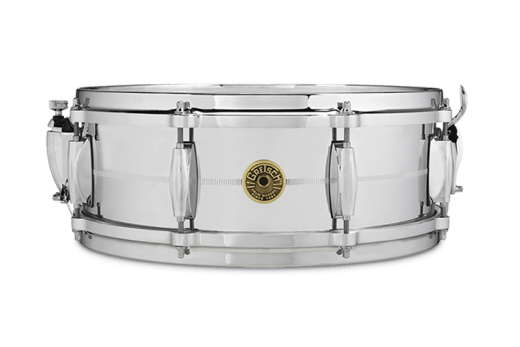 Gretsch Drums - USA Custom Chrome Over Brass Snare Drum - 5x14