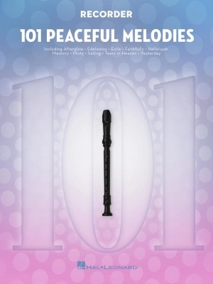Hal Leonard - 101 Peaceful Melodies - Recorder - Book