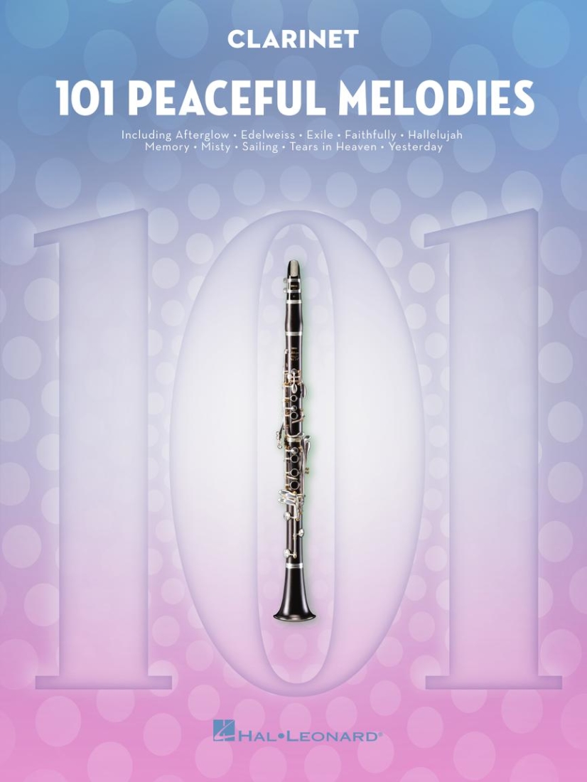 101 Peaceful Melodies - Clarinet - Book