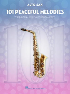 101 Peaceful Melodies - Alto Sax - Book