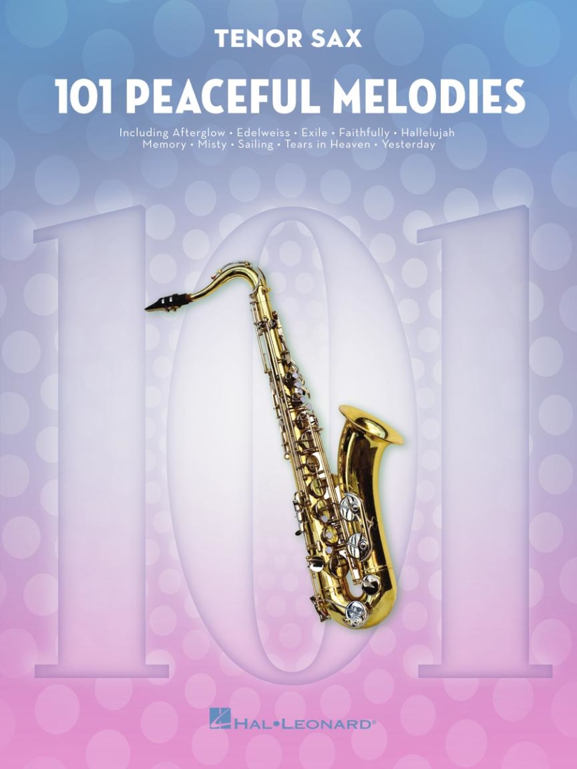 101 Peaceful Melodies - Tenor Sax - Book