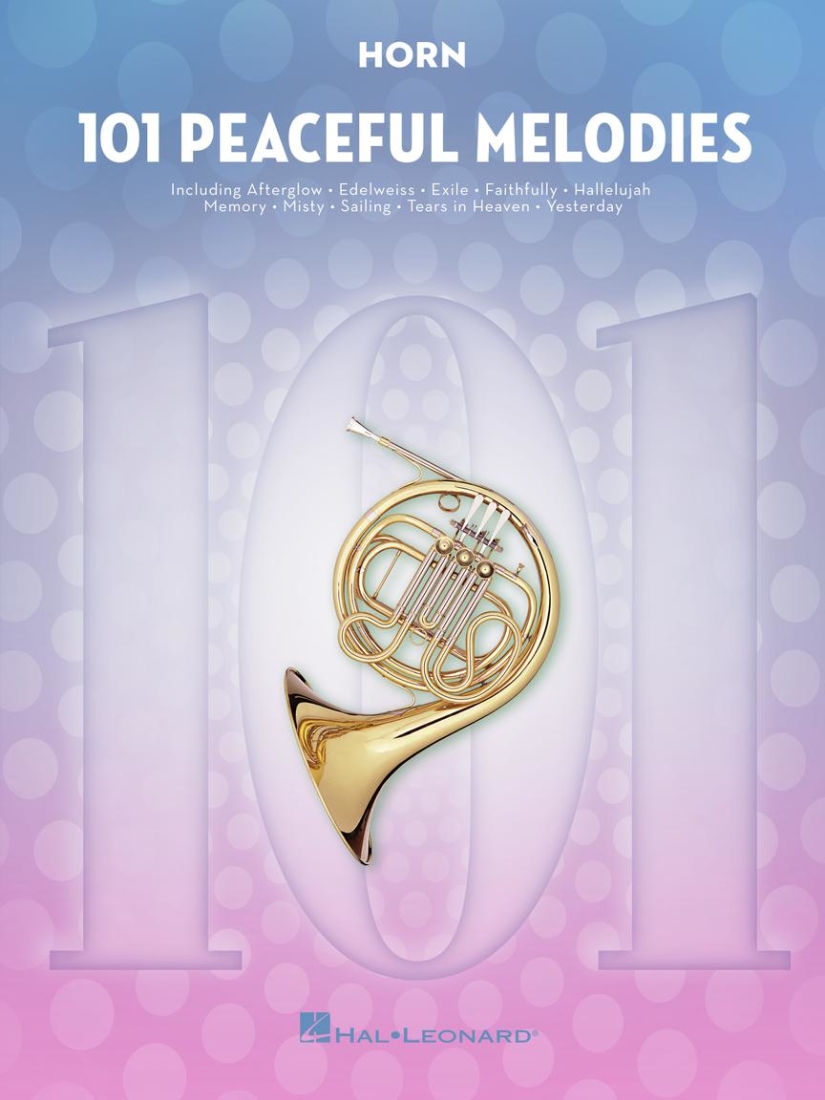 101 Peaceful Melodies - Horn - Book