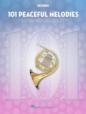Hal Leonard - 101 Peaceful Melodies - Horn - Book