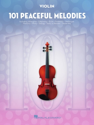101 Peaceful Melodies - Violin - Book
