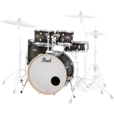 Pearl - Decade Maple 5-Piece Shell Pack (22,10,12,16,SD) - Satin Black Burst