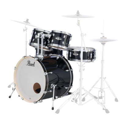 Pearl - Export EXX 5-Piece Shell Pack (22,12,13,16,SD) - Jet Black