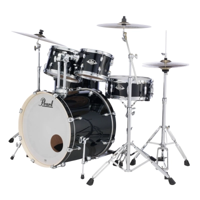 Export EXX 5-Piece Complete Drum Kit (22,10,12,16,SD) with Cymbals and Hardware - Jet Black