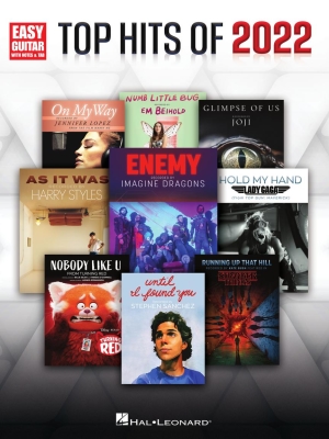 Hal Leonard - Top Hits de 2022 Tablatures faciles pour guitare Livre