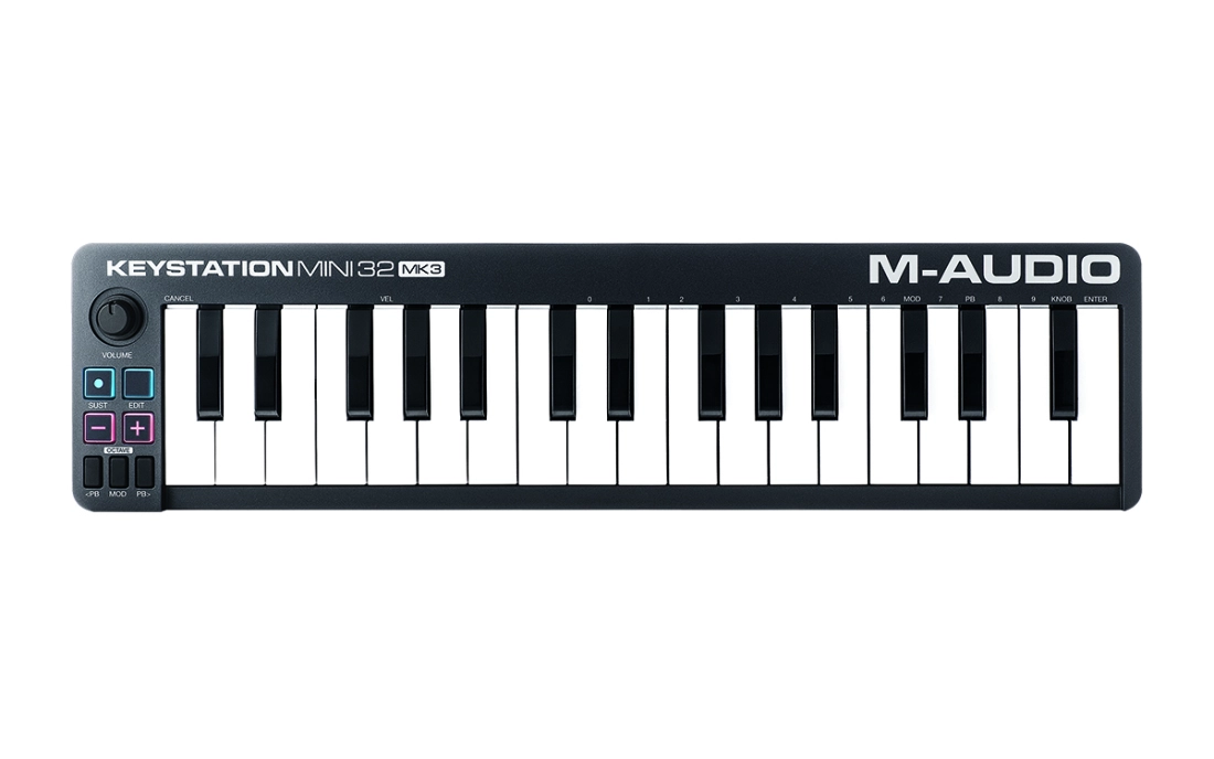 Keystation Mini 32 MK3 Ultra Portable Mini USB MIDI Keyboard Controller