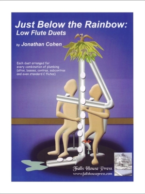 Falls House Press - Just Below The Rainbow - Cohen - Low Flute Duets - Book
