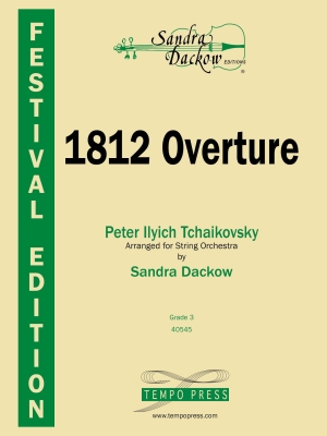 Tempo Press - 1812 Overture Tchakovski, Dackow Orchestre  cordes Niveau 3