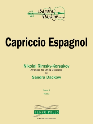 Capriccio Espagnol - Rimsky-Korsakov/Dackow - String Orchestra - Gr. 4