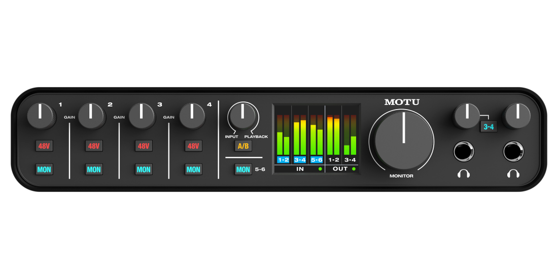 M6 6-In/4-Out USB Audio Interface