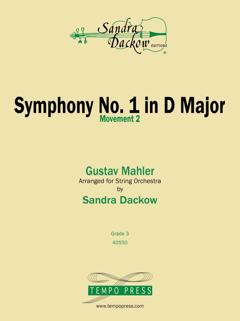 Symphony No. 1 Movement II - Mahler/Dackow - String Orchestra - Gr. 3