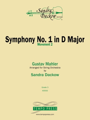 Tempo Press - Symphony No.1 MovementII Mahler, Dackow Orchestre  cordes Niveau 3