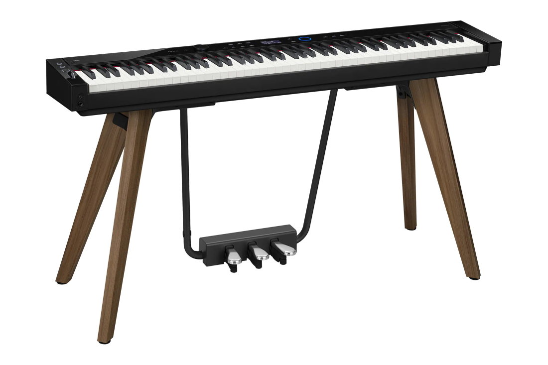 Privia PX-S7000 88-Key Digital Piano with Stand & Pedals - Black