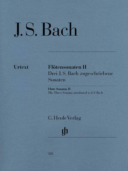 Flute Sonatas, Volume II (Three Sonatas attributed to J. S. Bach) - Bach/Eppstein - Flute/Cello/Piano - Book