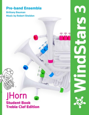 WindStars 3: jHorn Student Book (Treble Clef) - Bauman/Sheldon - Book