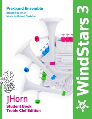 Nuvo - WindStars 3: jHorn Student Book (Treble Clef) - Bauman/Sheldon - Book