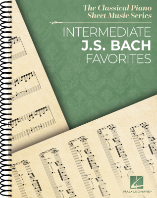Intermediate J.S. Bach Favorites - Piano - Book