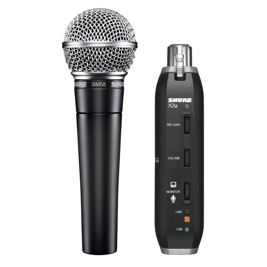 SM58 and X2U USB Digital Bundle