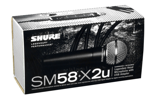 SM58 and X2U USB Digital Bundle