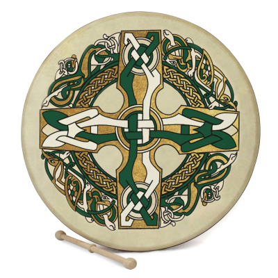 18\'\' Bodhran Pack - Celtic Cross