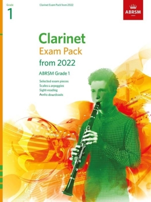 ABRSM - Clarinet Exam Pack from 2022, ABRSM Grade 1 - Book/Audio Online