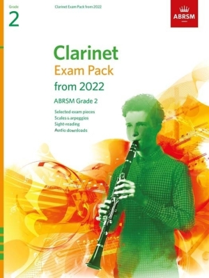 ABRSM - Clarinet Exam Pack from 2022, ABRSM Grade 2 - Book/Audio Online