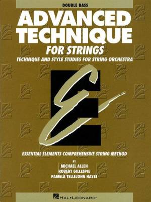 Hal Leonard - Essential Elements: Advanced Technique for Strings - Double Bass