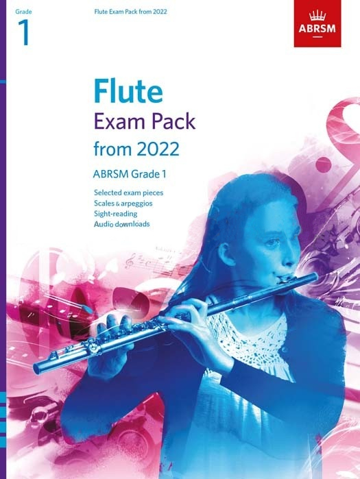 Flute Exam Pack from 2022, ABRSM Grade 1 - Book/Audio Online