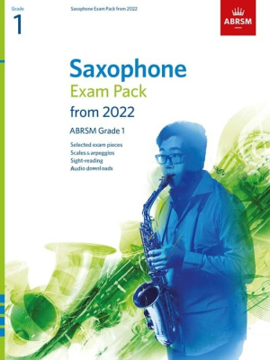 Saxophone Exam Pack from 2022, ABRSM Grade 1 - Book/Audio Online