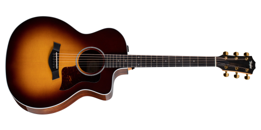 Taylor Guitars - 214ce-SB DLX Grand Auditorium Acoustic/Electric Guitar with Case