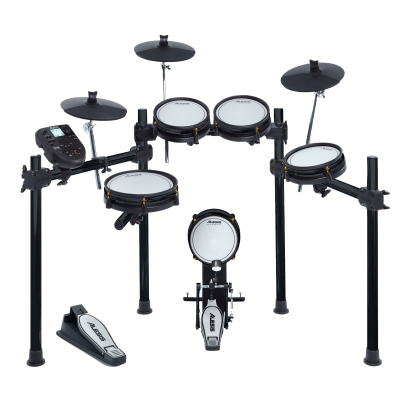 Alesis - Special Edition Surge 8-Piece Compact Electronic Drum Kit with Mesh Heads