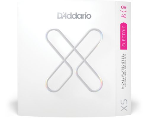 DAddario - XS Nickel Coated Electric Strings - Super Light 09-42 (3-Pack)