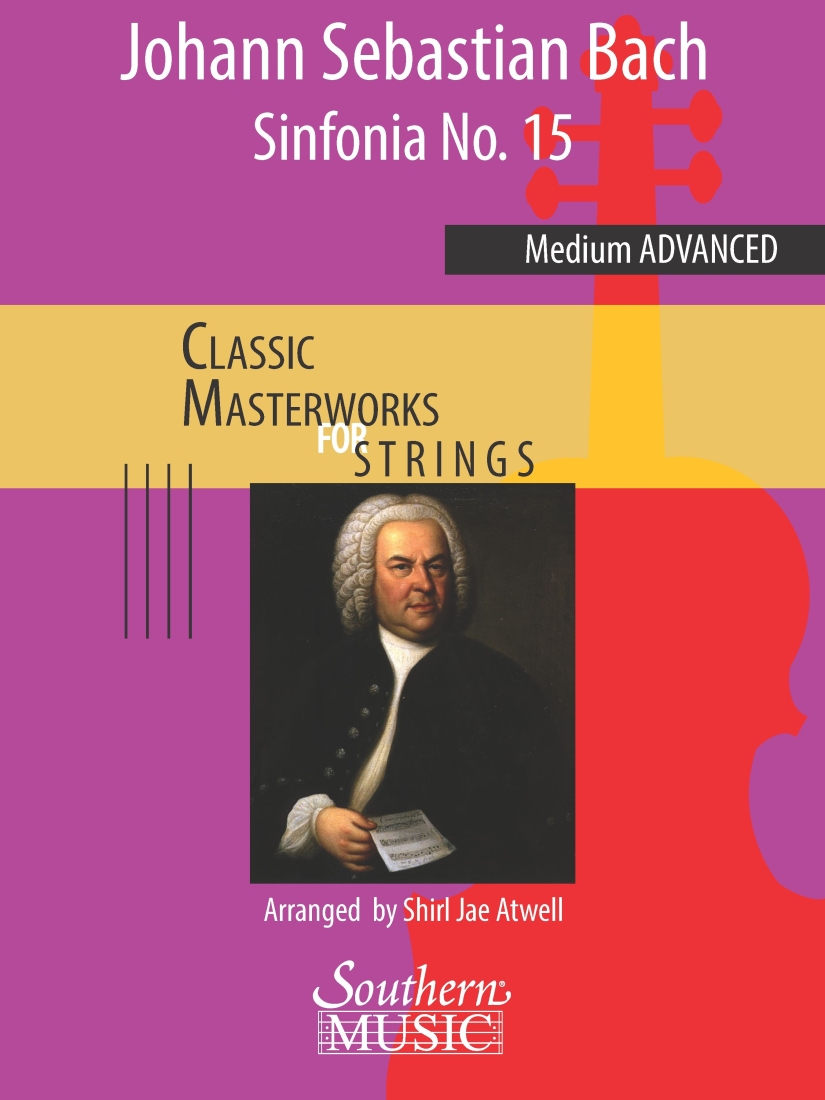 Sinfonia No. 15 - Bach/Atwell - String Orchestra - Gr. 4