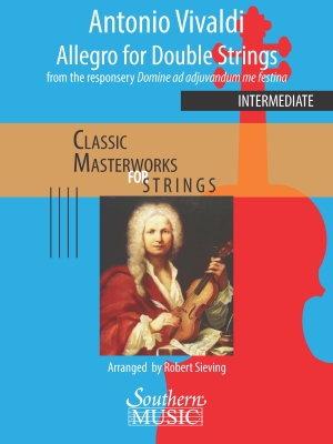 Southern Music Company - Allegro for Double Strings (from the responsory Domine ad adjuvandum me festina) - Vivaldi/Sieving - String Orchestra - Gr. 3