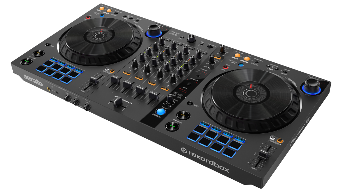Pioneer DJ DDJFLX6GT 4channel DJ Controller For Rekordbox, Serato & Virtual DJ Matte Grey