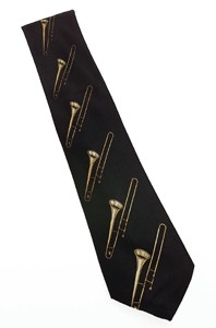 AIM Gifts - Fashion Tie, Trombone - Black