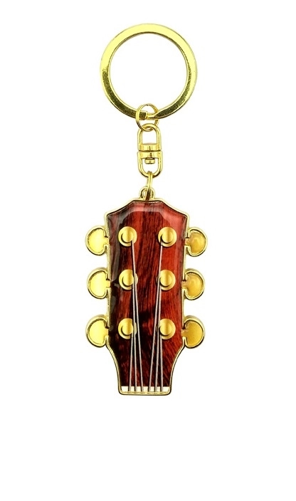 Mini Epoxy Headstock Bottle Opener Keychain