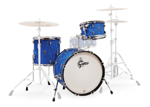 Gretsch Drums - Catalina Club 3-Piece Shell Pack (20,12,14) - Blue Satin Flame