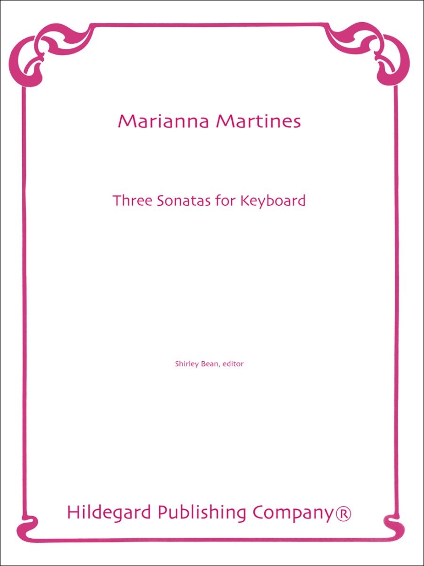 Three Sonatas for Keyboard - Martinez/Bean - Piano - Book